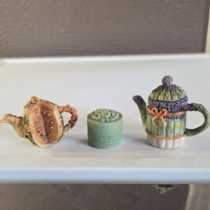 Miniature Teapot and Accessories Set